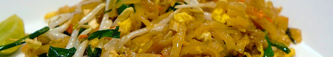 Eating Thai at Amina Thai Silver Spring restaurant in Silver Spring, MD.